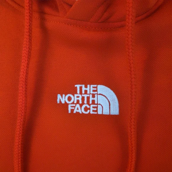 The North Face Hi Lo Hoodie Pullover Sweatshirt Womens XL Red Cropped - Picture 10 of 10